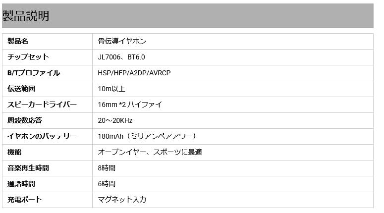 X8PRO 骨伝導スポーツヘッドホン